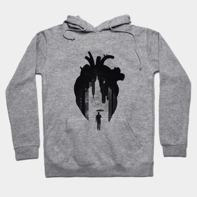 In the Heart of the City Hoodie by enkeldika2